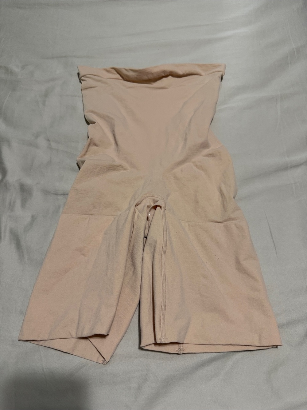 SPANX High-Waist Shaping Shorts in Nude Blush